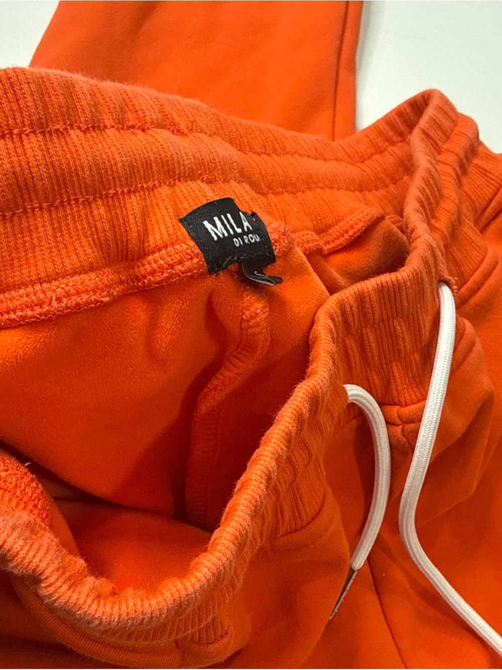 Milano Di Rouge Sweatpants Orange Color Size S A030426 - Picture 7 of 7